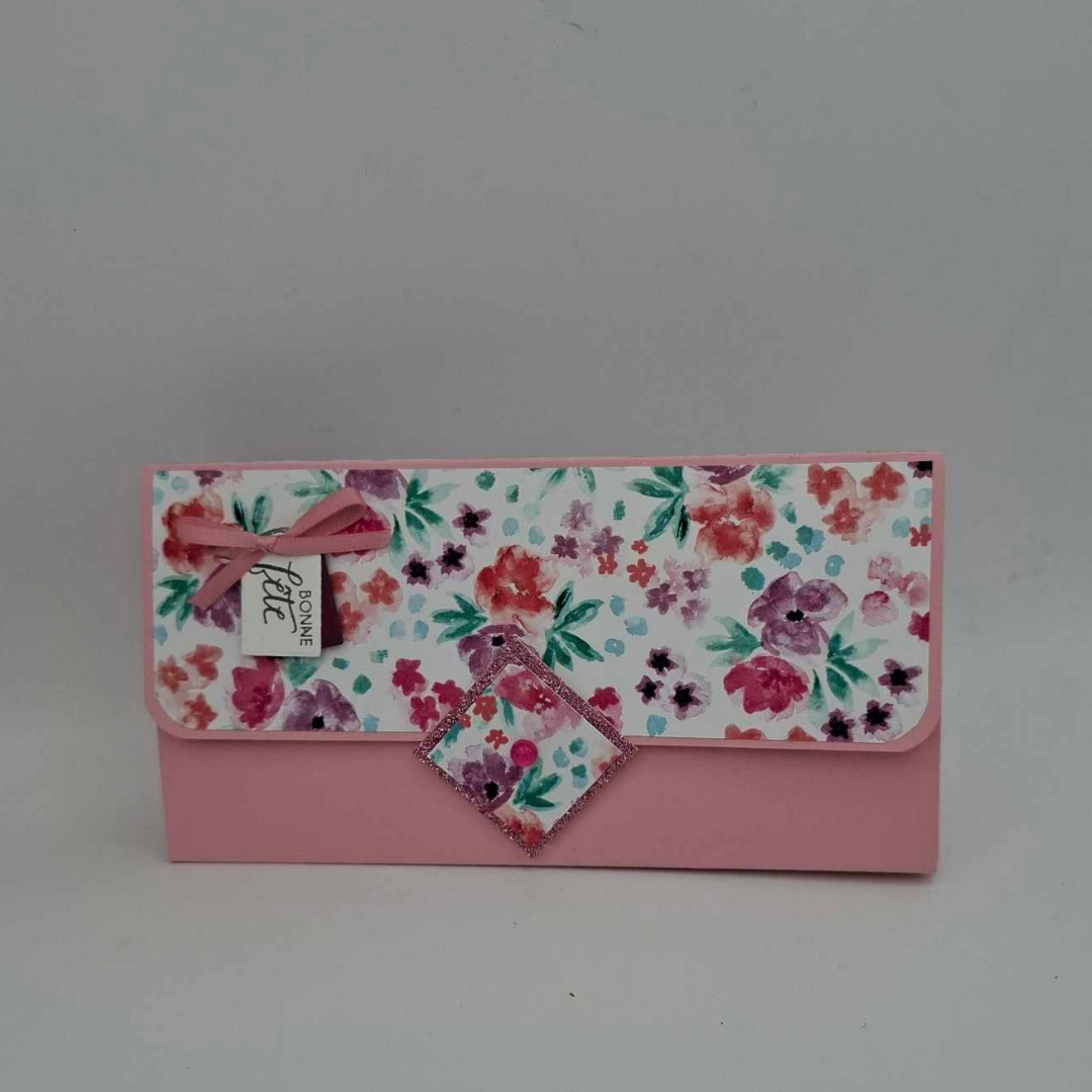 Pochette avec parfum - Rose Clair