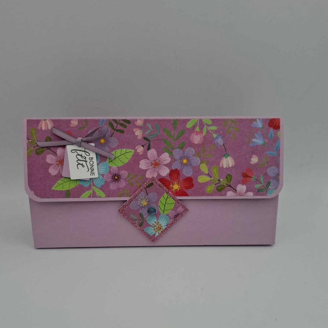 Pochette avec son parfum - Mauve