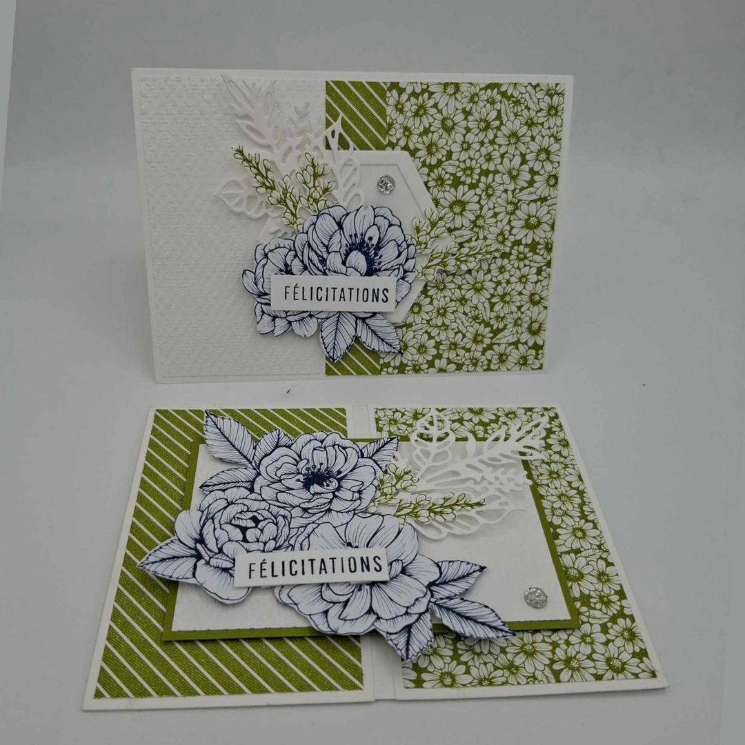 Cartes "Félicitations" au choix - Collection Victorienne