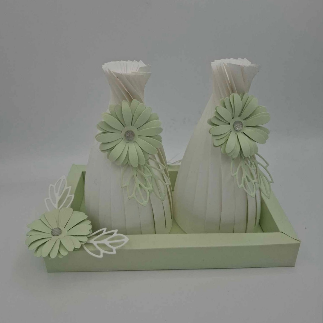 Lampes Florales - Marguerite d'Ade Vert d'eau