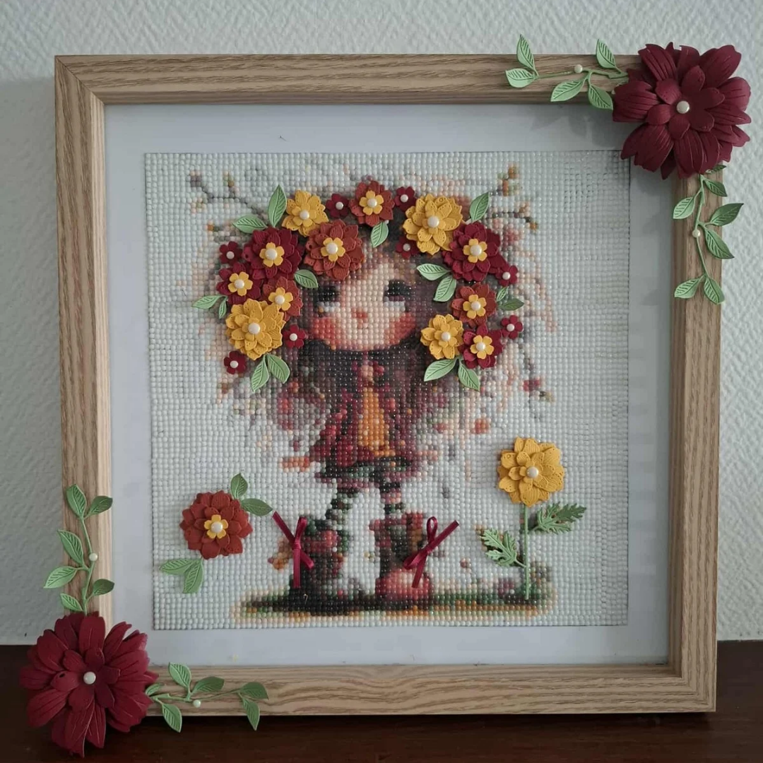 Cadre decoratif diamond painting - La Petite Vagabonde