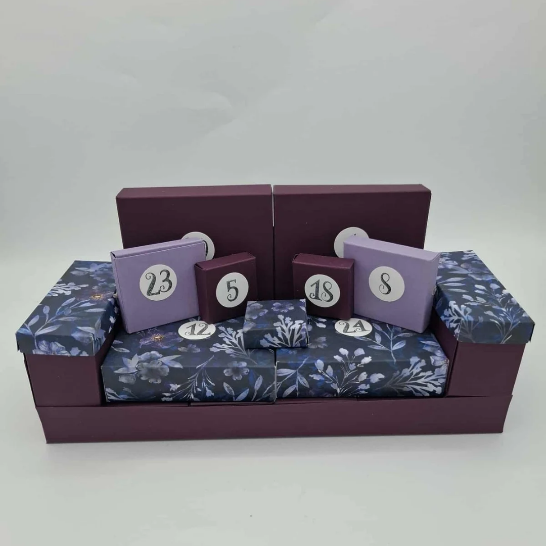 Canapé design Calendriers de l'Avent - Violet