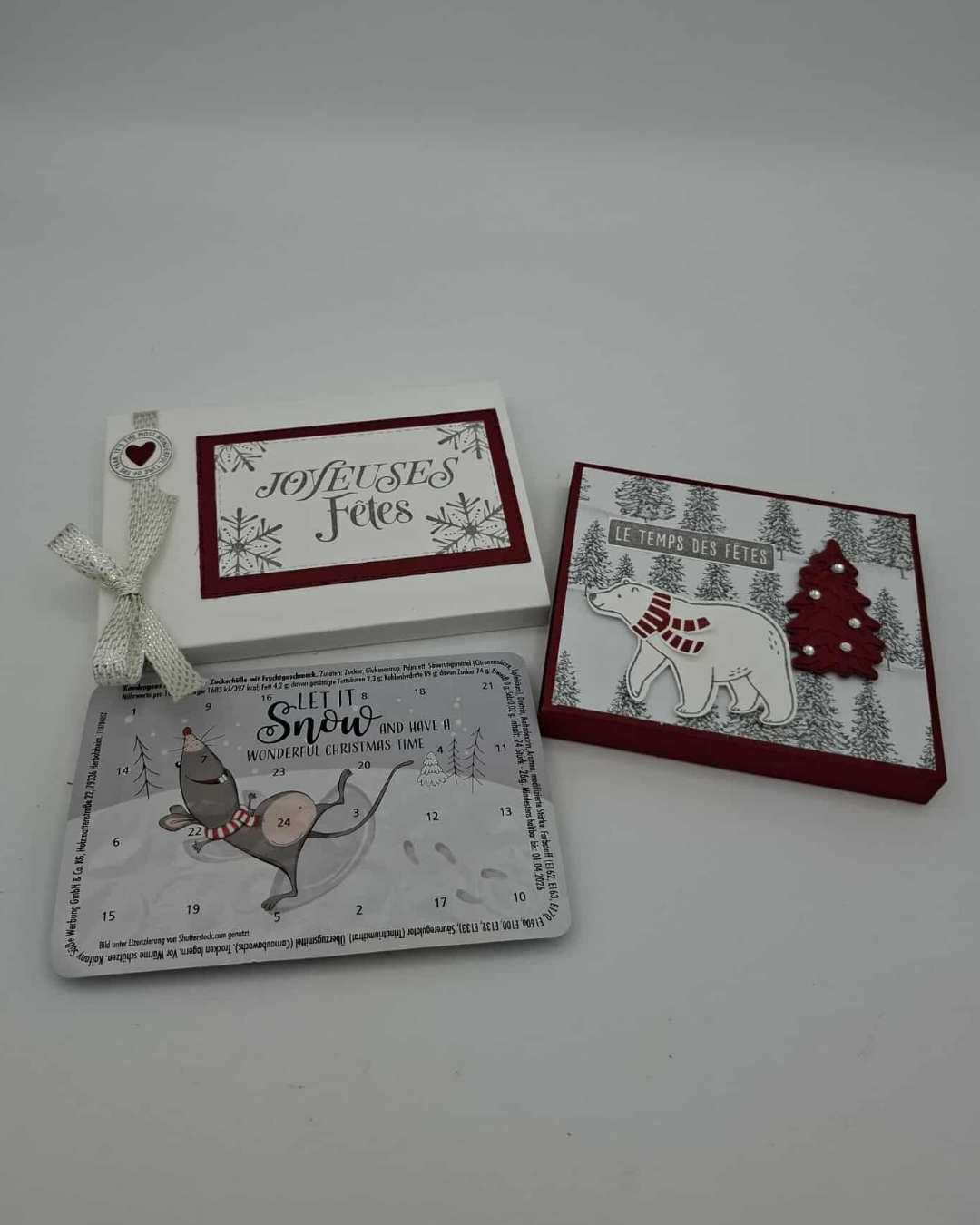 Petit Calendriers de l'Avent Original 24 surprises - Bordeaux