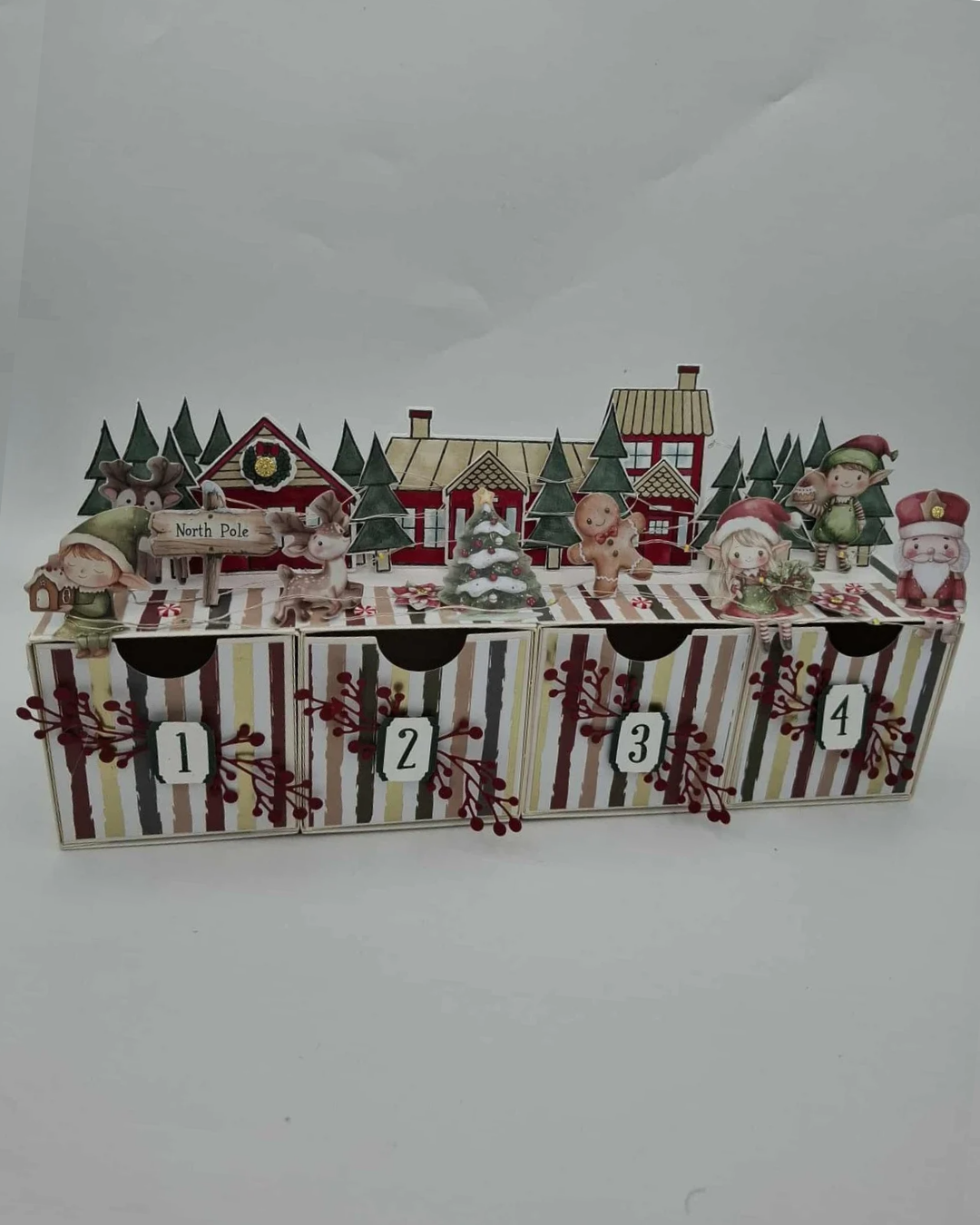 Calendriers de l'Avent Lumineux : Village de Noël