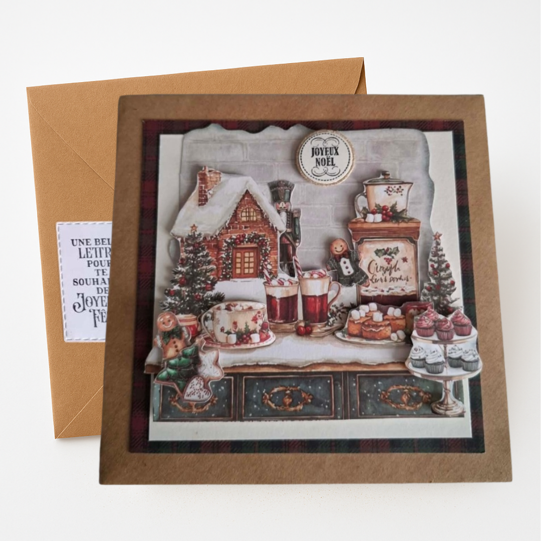 Enveloppe de Noël : Buffet de Noël