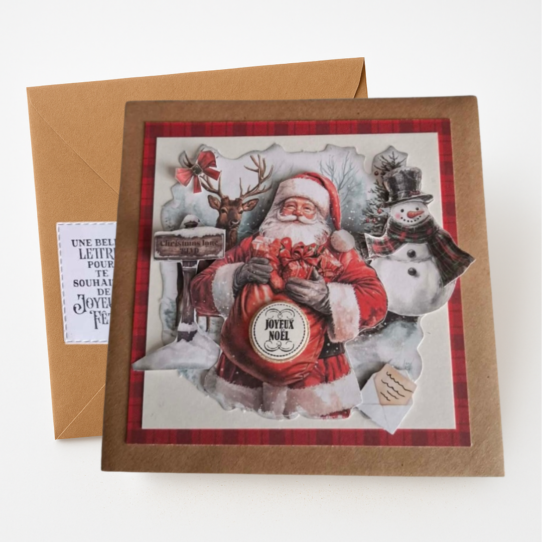 Enveloppe de Noël : Père Noël