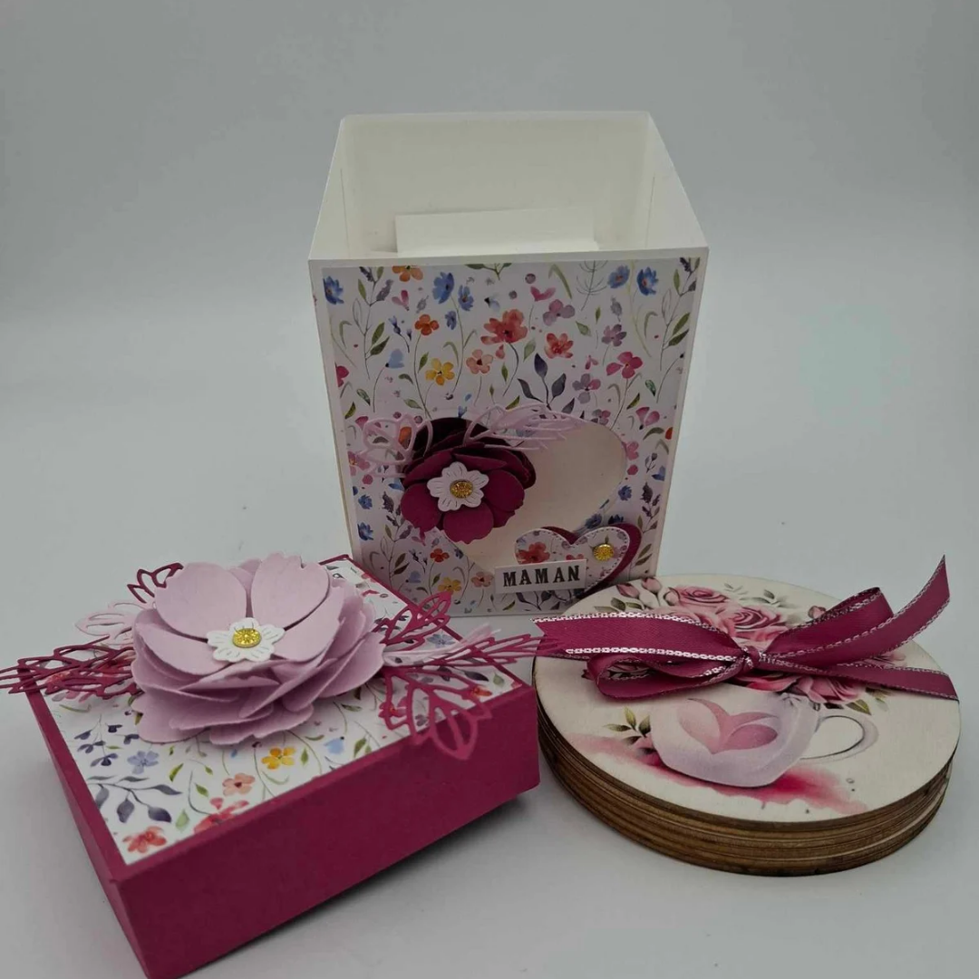 Table en beauté : Coffret sous verres Assortis