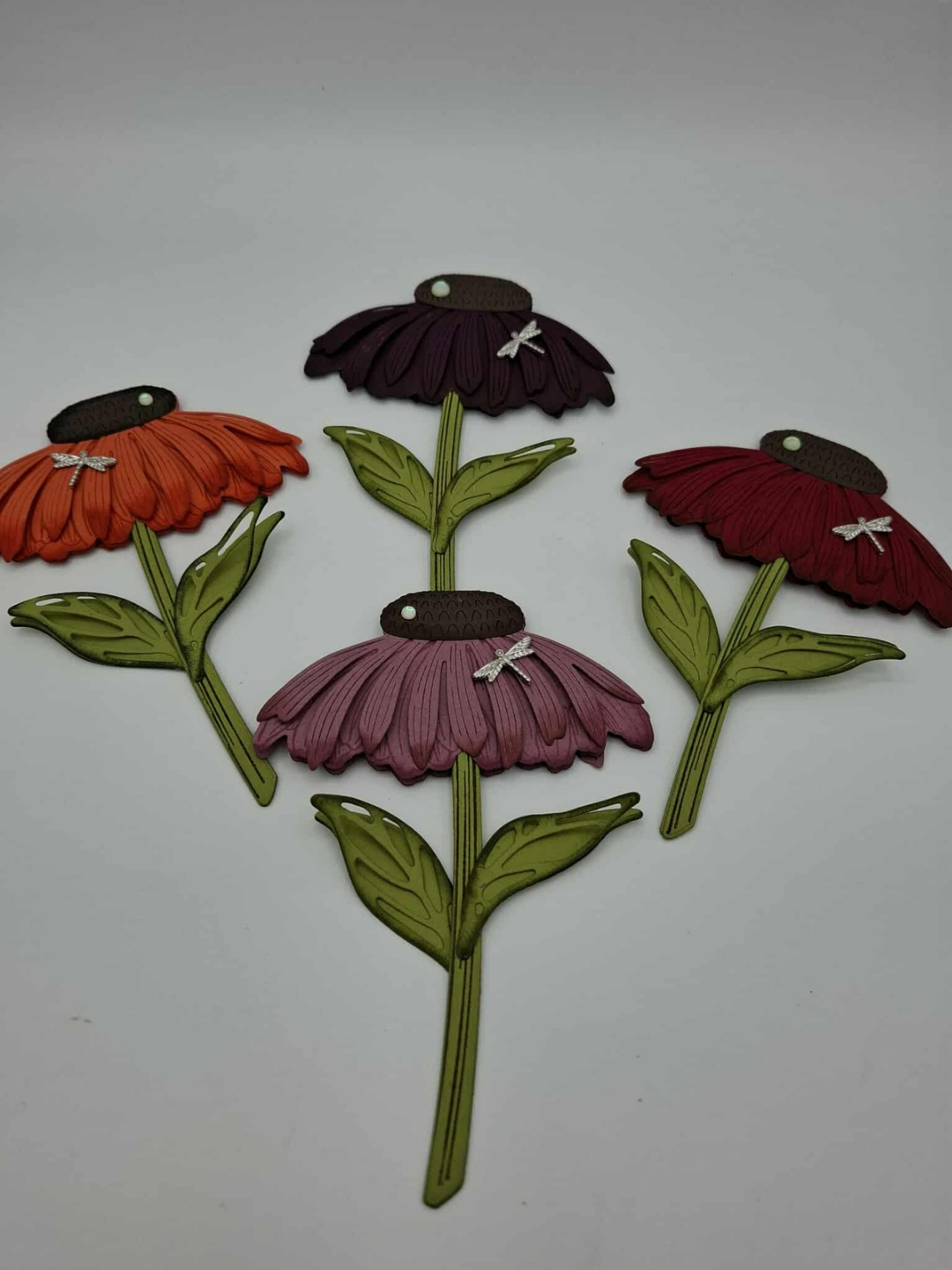 Marque page florale aimanté