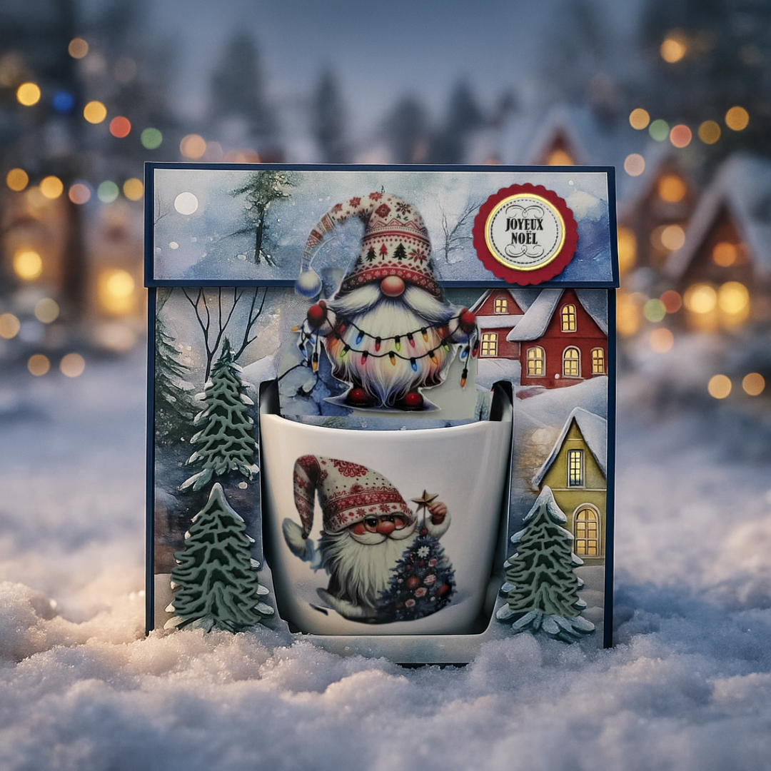 Coffret Tasse Gnome de Noël