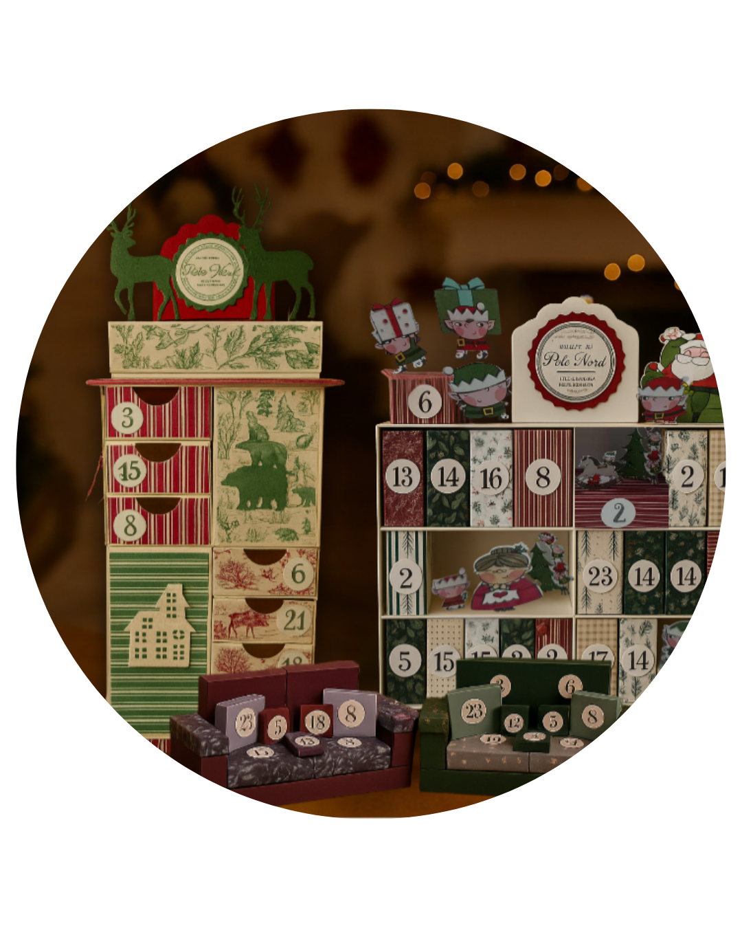 Calendriers de l'Avent 24 Cases