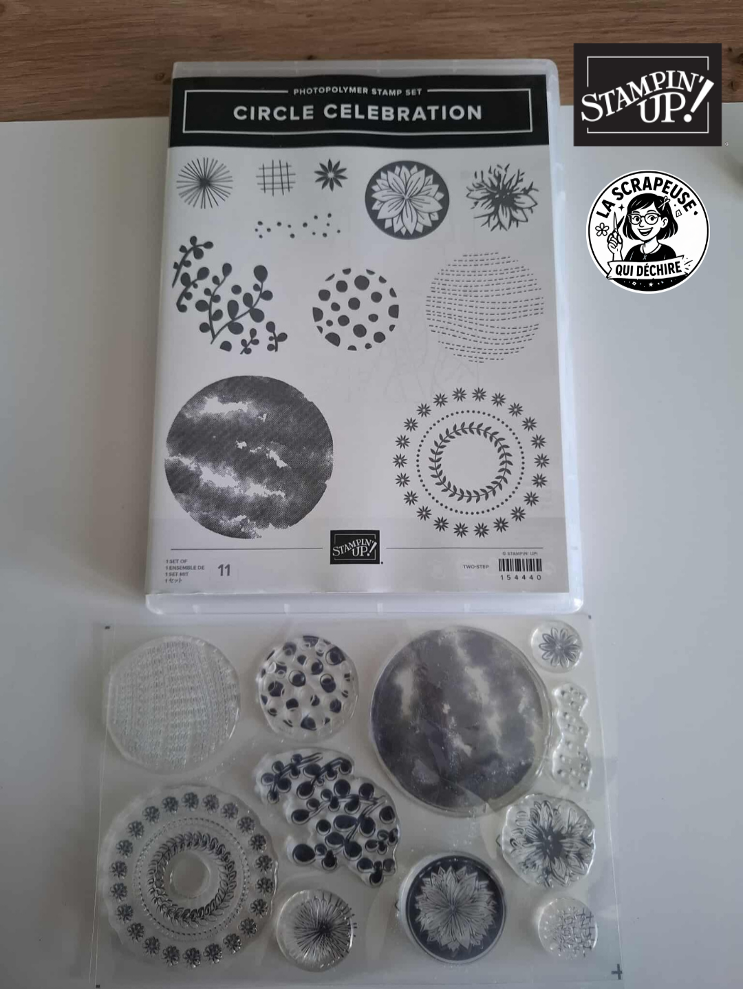Set de Tampons "Circle Célébrations " -Stampin’Up Neuf