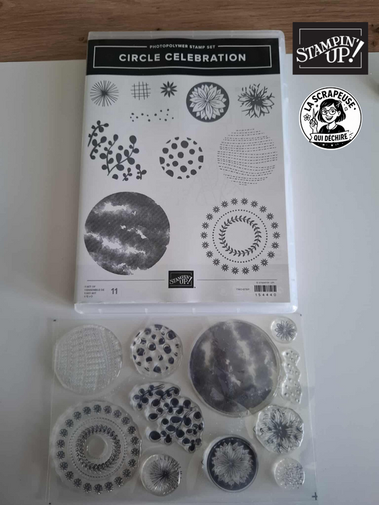 Set de Tampons "Circle Célébrations " -Stampin’Up Neuf
