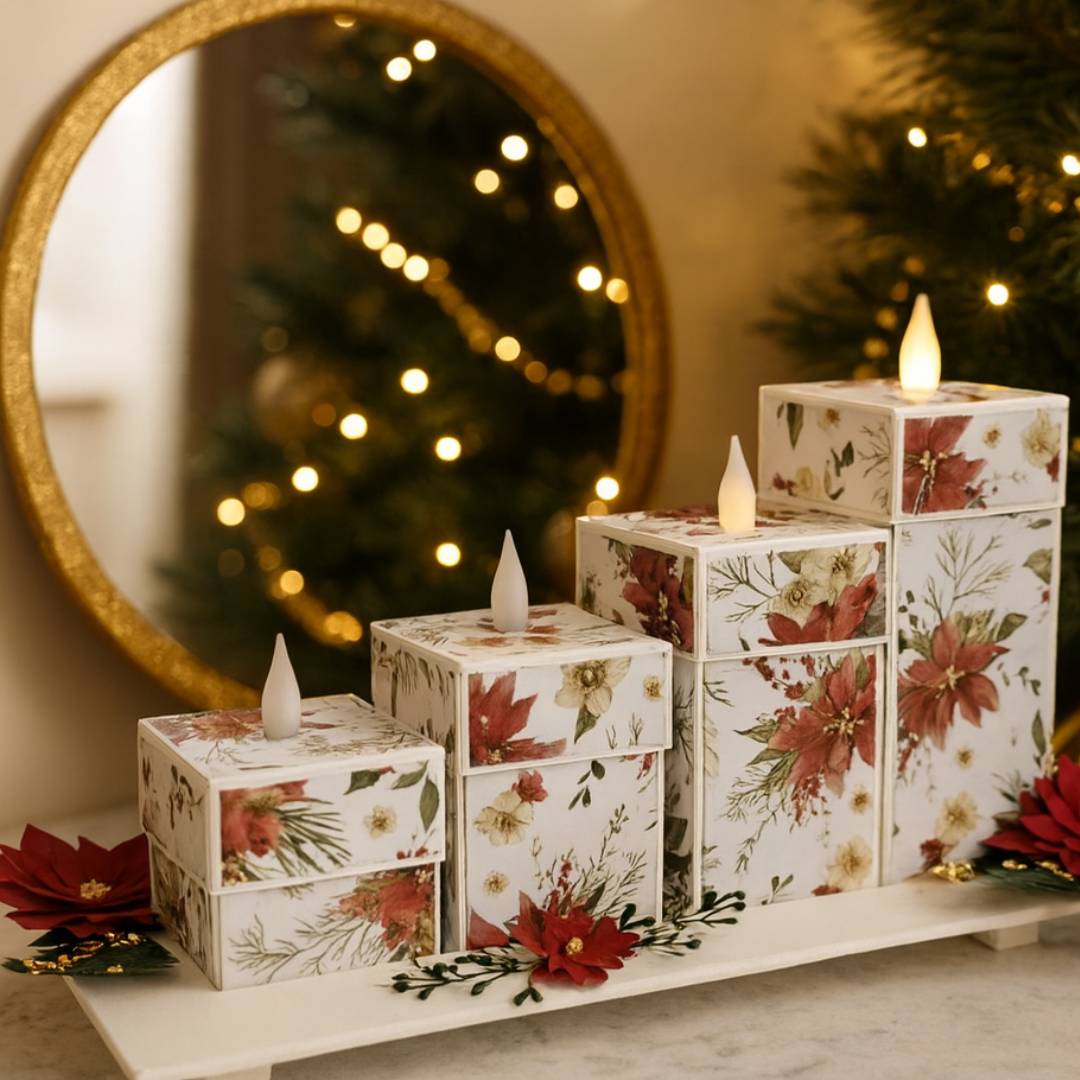 Élégante Couronne des 4 dimanches de l'Avent