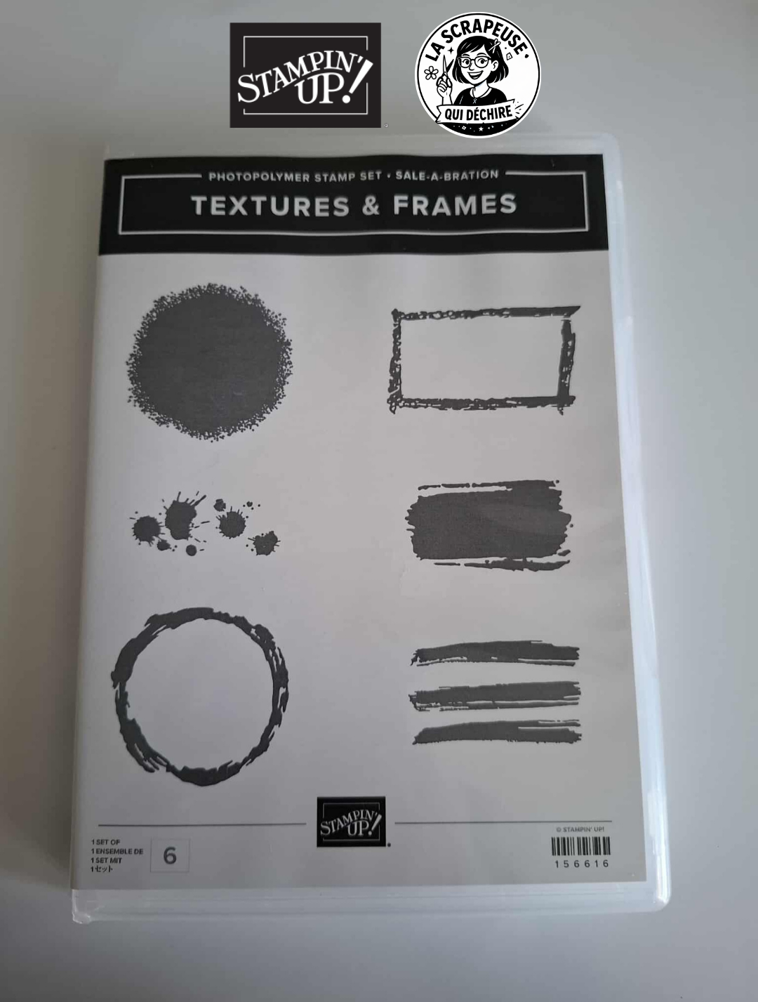 Set de tampons "Textures & Frames" - Stampin’Up Occasion