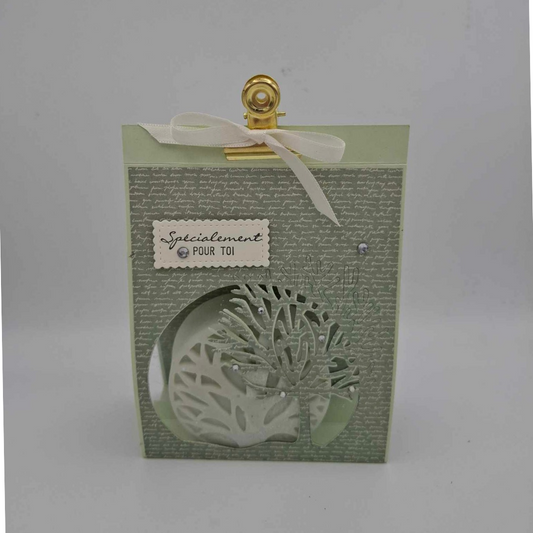 Pochette "Arbre de Vie" - Verte