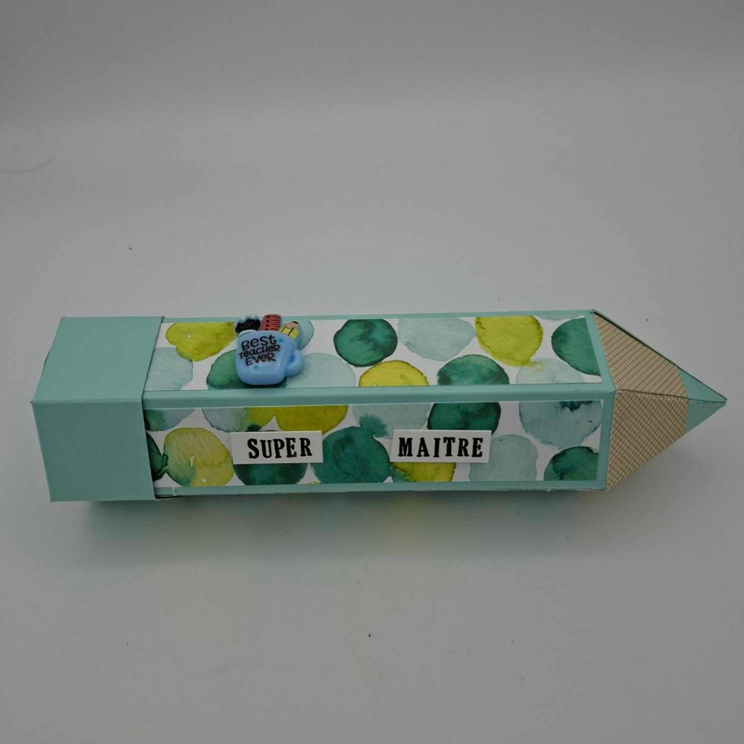 Crayon Géant Fluo pour "SUPER MAITRE " - Cadeau fin d'année