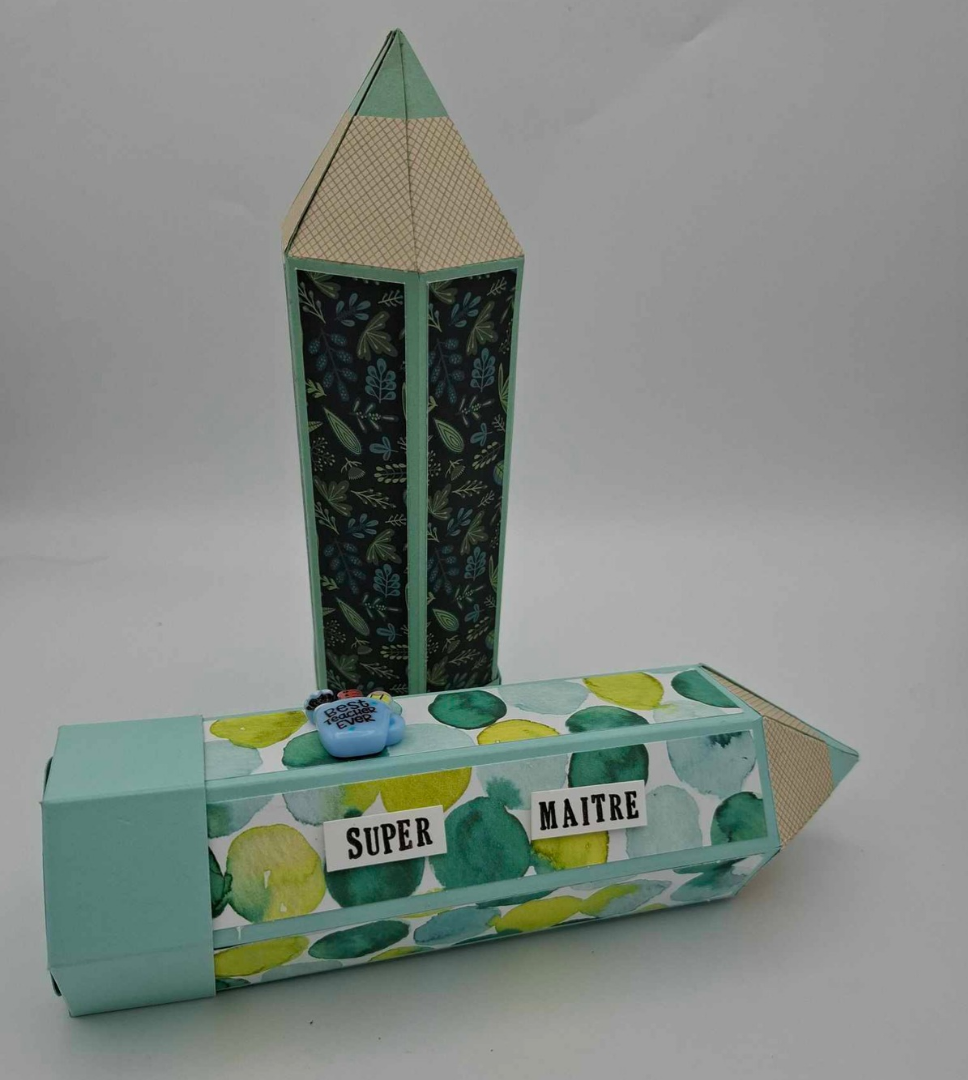 Crayon Géant Fluo pour "SUPER MAITRE " - Cadeau fin d'année