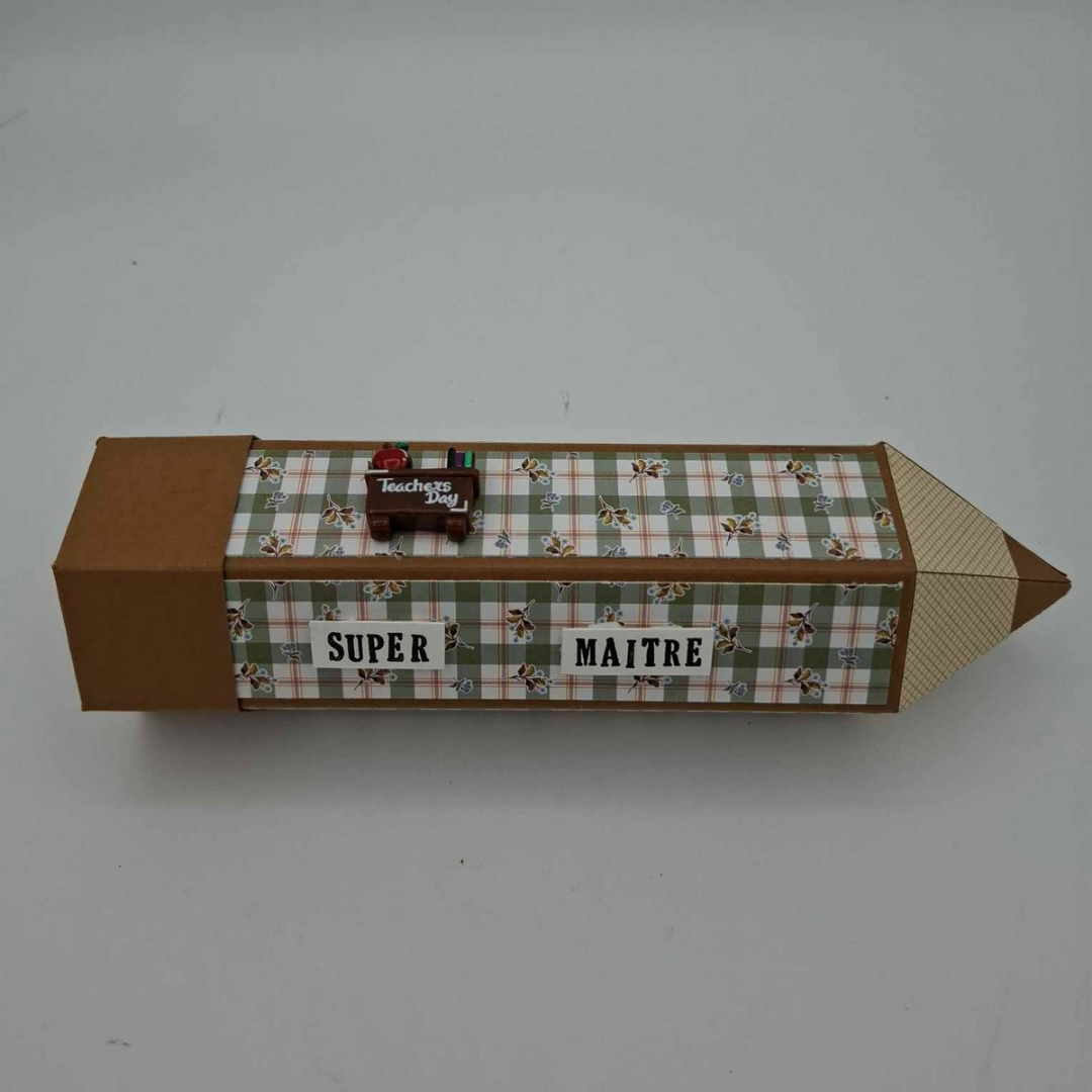 Crayon géant pour "SUPER MAITRE" - Cadeau fin d'année