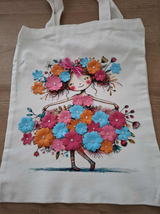 Tote bag style Petrouchka