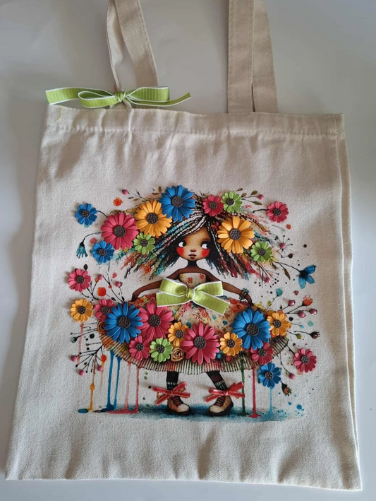 Tote bag : Petite Fille Métisse