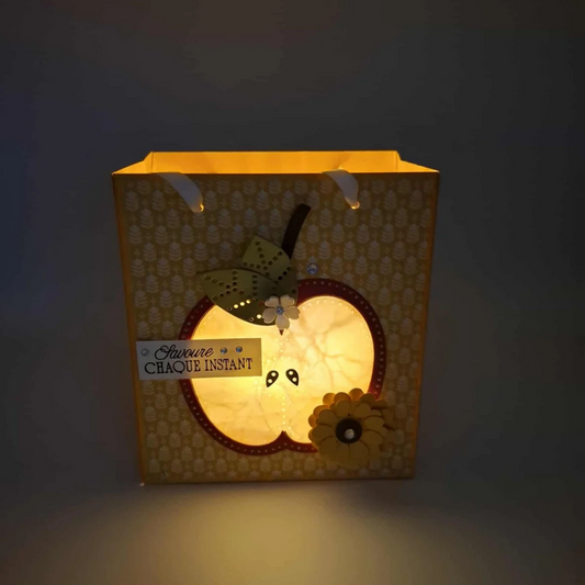 Sac lumineux demie Pomme