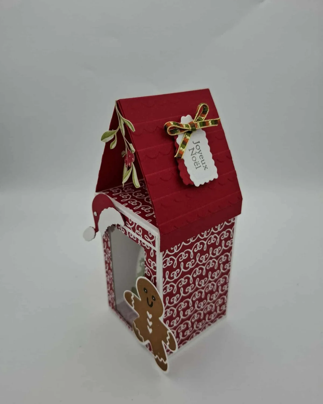 Maison Pain d'épices de Noël et sa lanterne Lumineuse