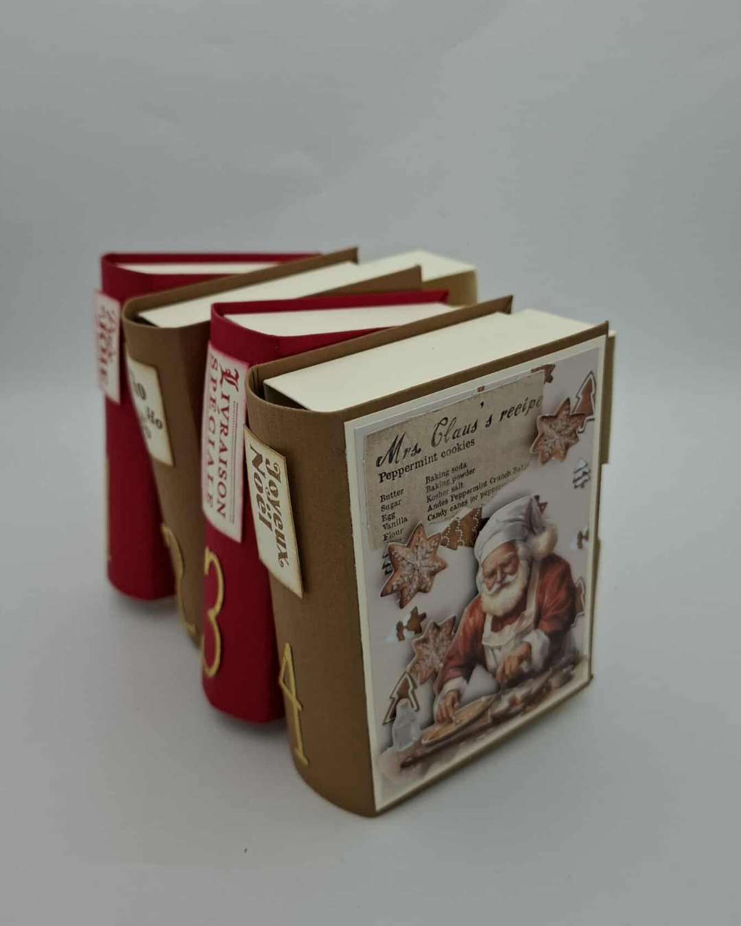 Calendriers de l'Avent LIVRE " Le Père Noël en cuisine" - Réservé Manu SOLIDAIRE