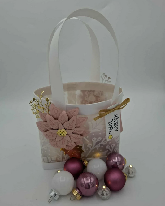 Sac Lumineux en velours - vieux Rose