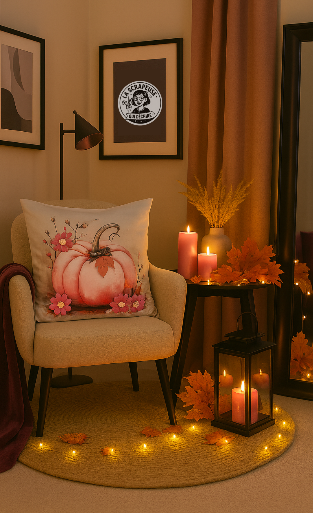 Housse de coussin Automnale - 3 modèles