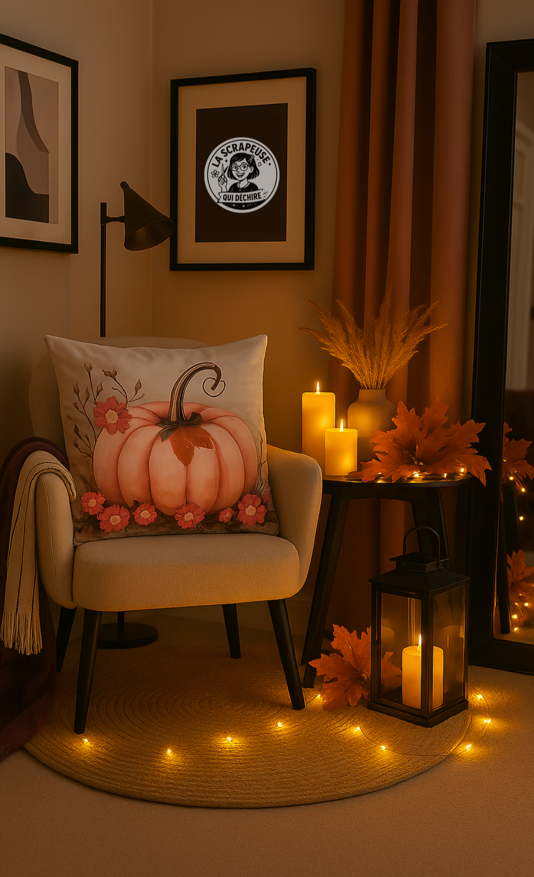 Housse de coussin Automnale - 3 modèles