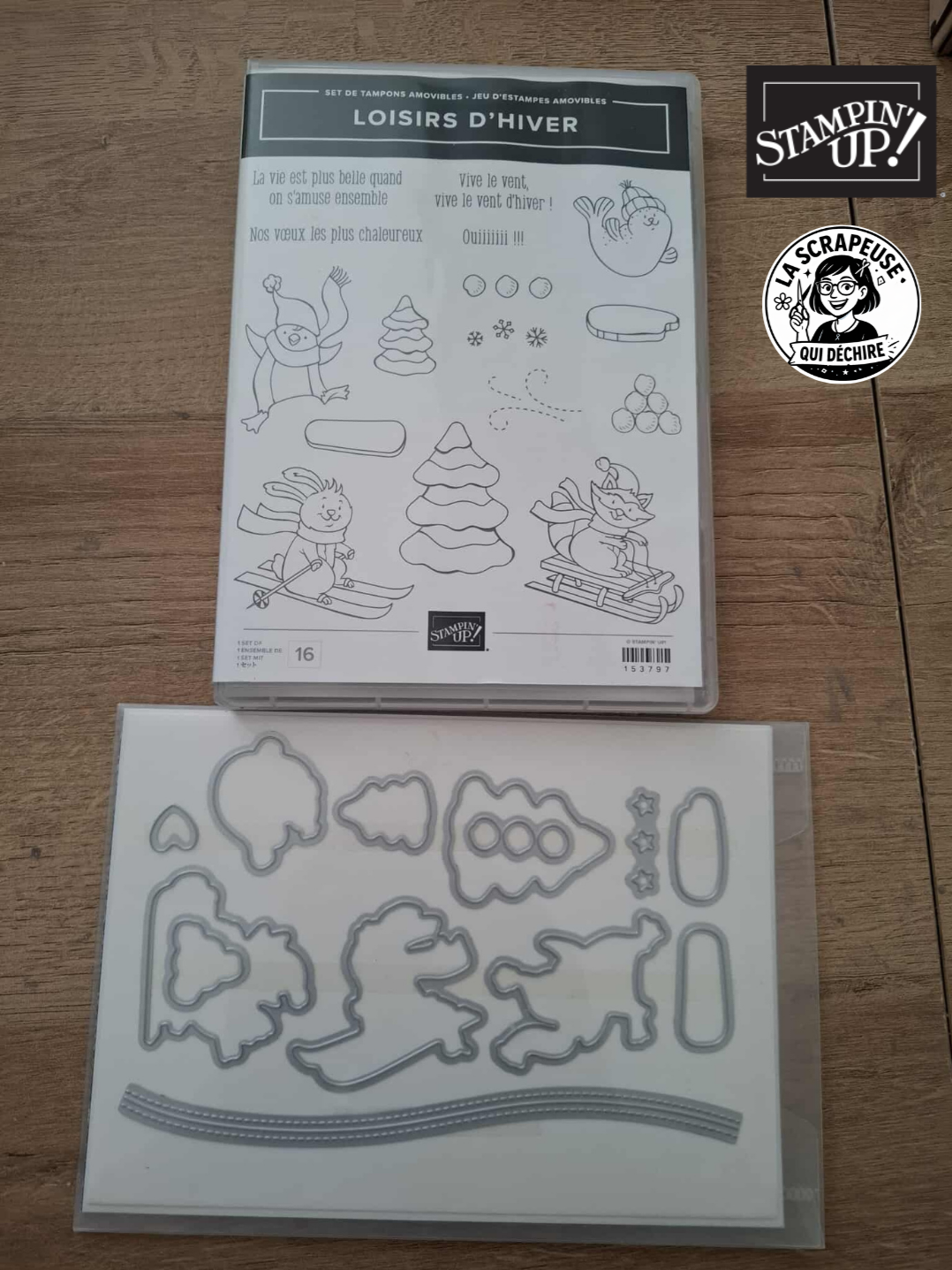 Lot "Loisirs d'hiver : Set de tampon et découpes accordées - Stampin’Up! Occasions