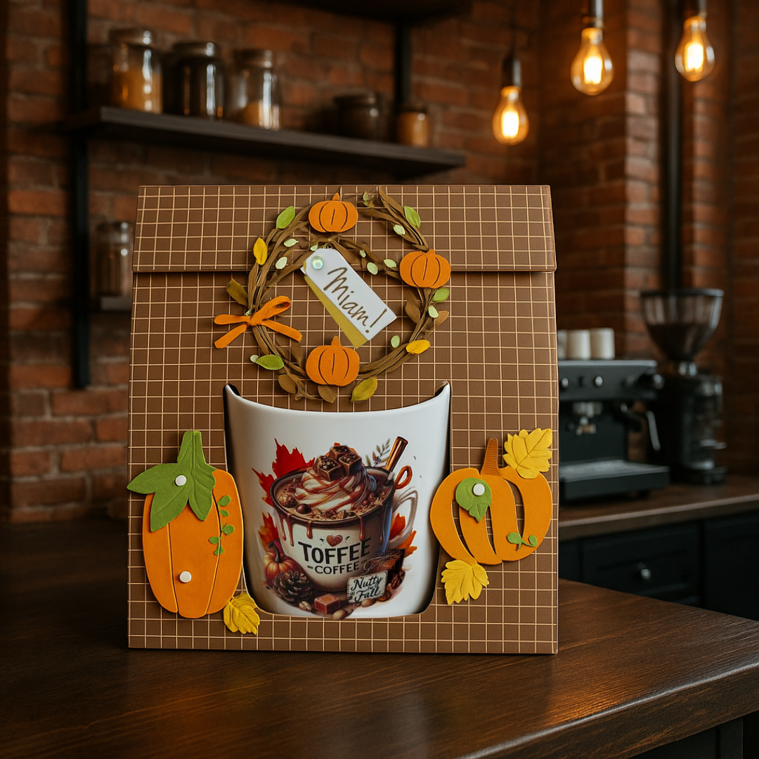 Coffret Tasse Automnale - Citrouilles