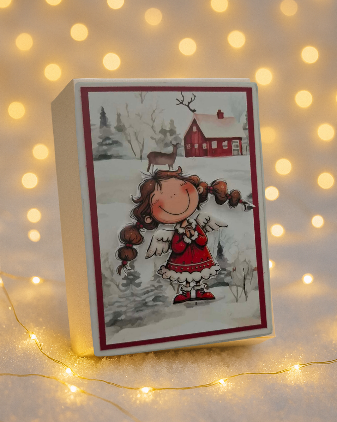 Coffret Porte Clé Ange - Personnalisé