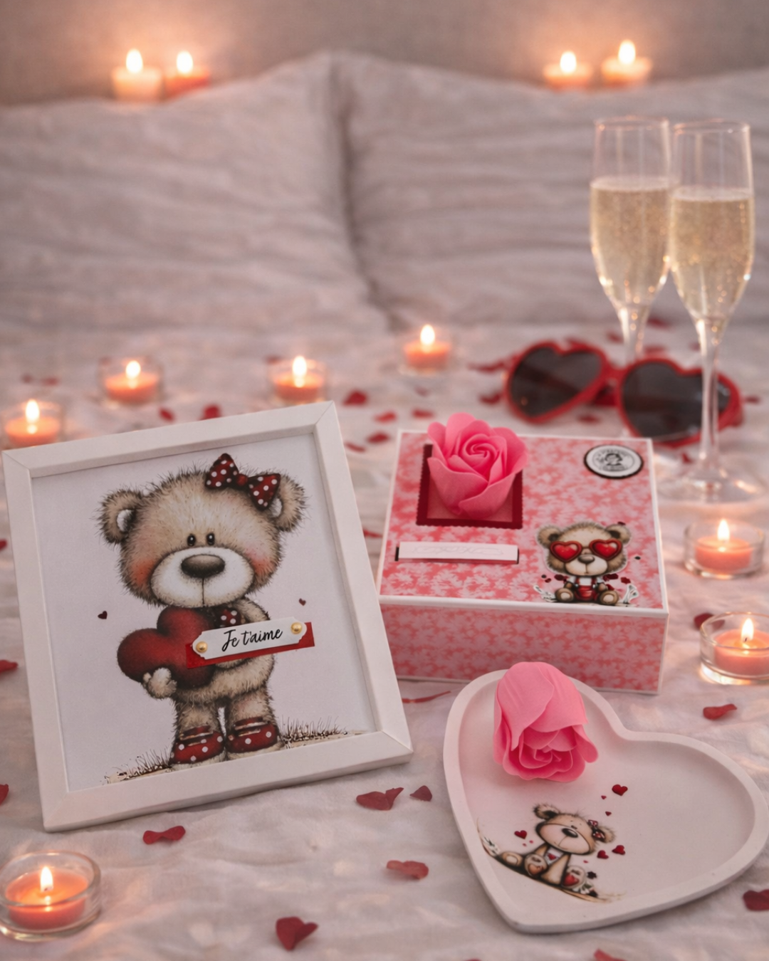 Coffret Saint Valentin 3 en 1 -  Au Grand Coeur