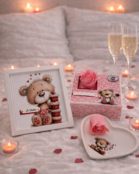 Coffret Saint Valentin 3 en 1 - Gourmand