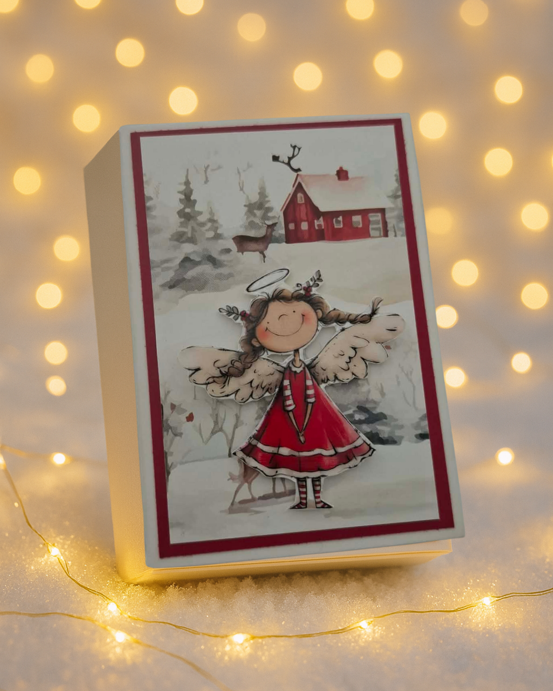 Coffret Porte Clé Ange - Personnalisé