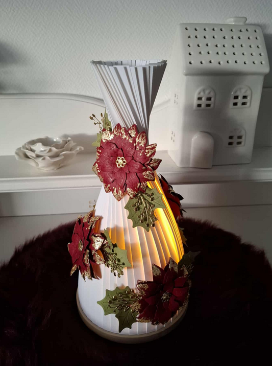 La majestueuse Lampe de Noël - Rouge