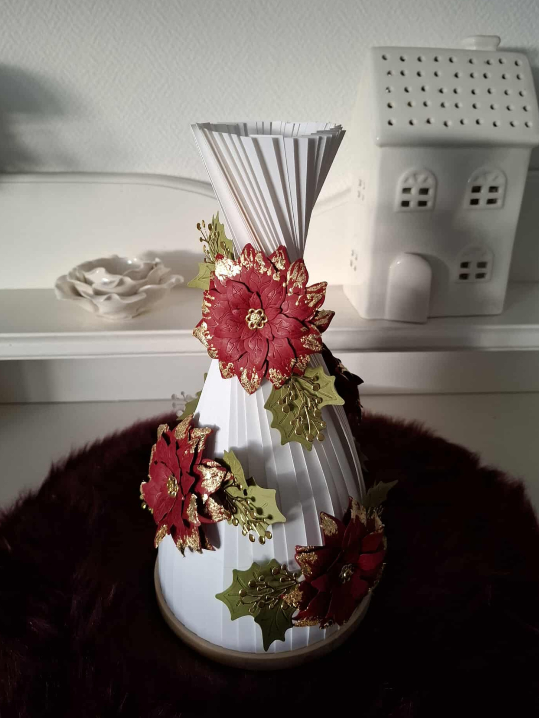 La majestueuse Lampe de Noël - Rouge