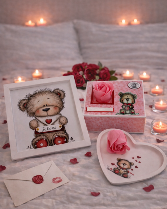 Coffret Saint Valentin 3 en 1 - Lettre d’Amour