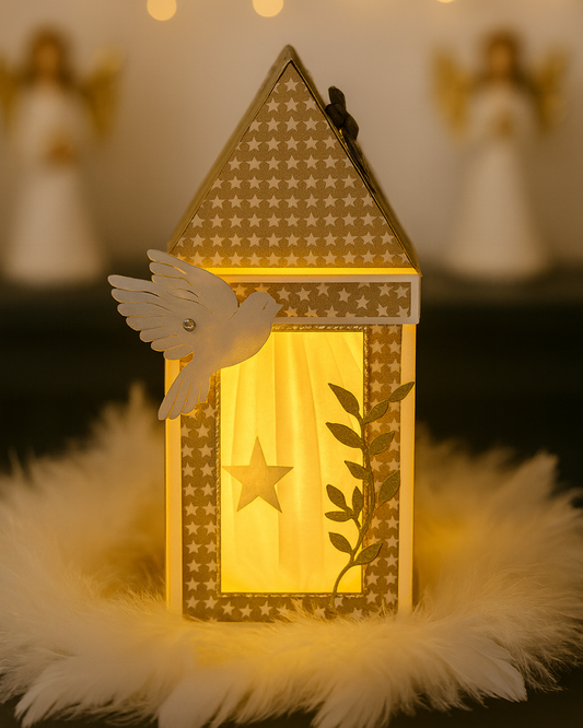 Maison Ange et sa Colombe - lanterne Lumineuse