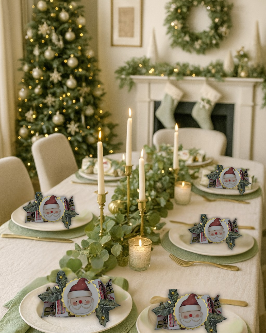 Décoration Bonbon Père Noël