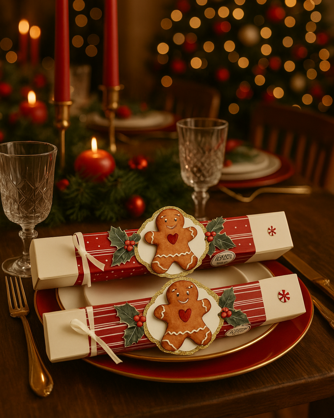Étuis Bonhomme de Pain d'Epice pour Invités