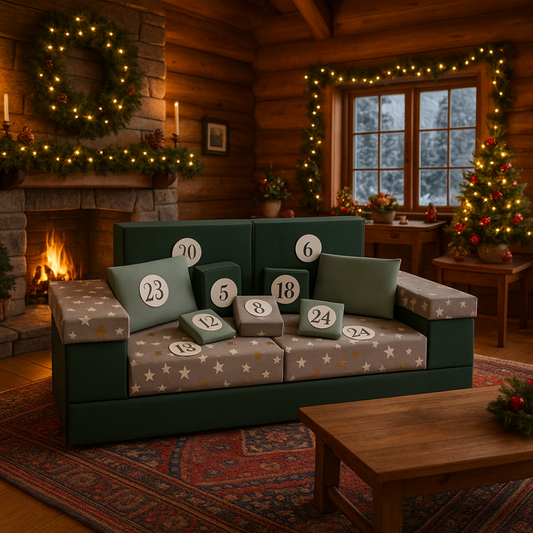 Canapé design Calendriers de l'Avent - Vert Sapin