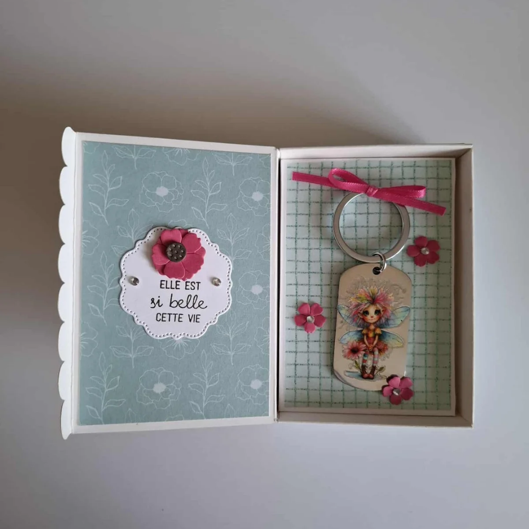 Les Coffrets Porte clé des Fées - Double faces