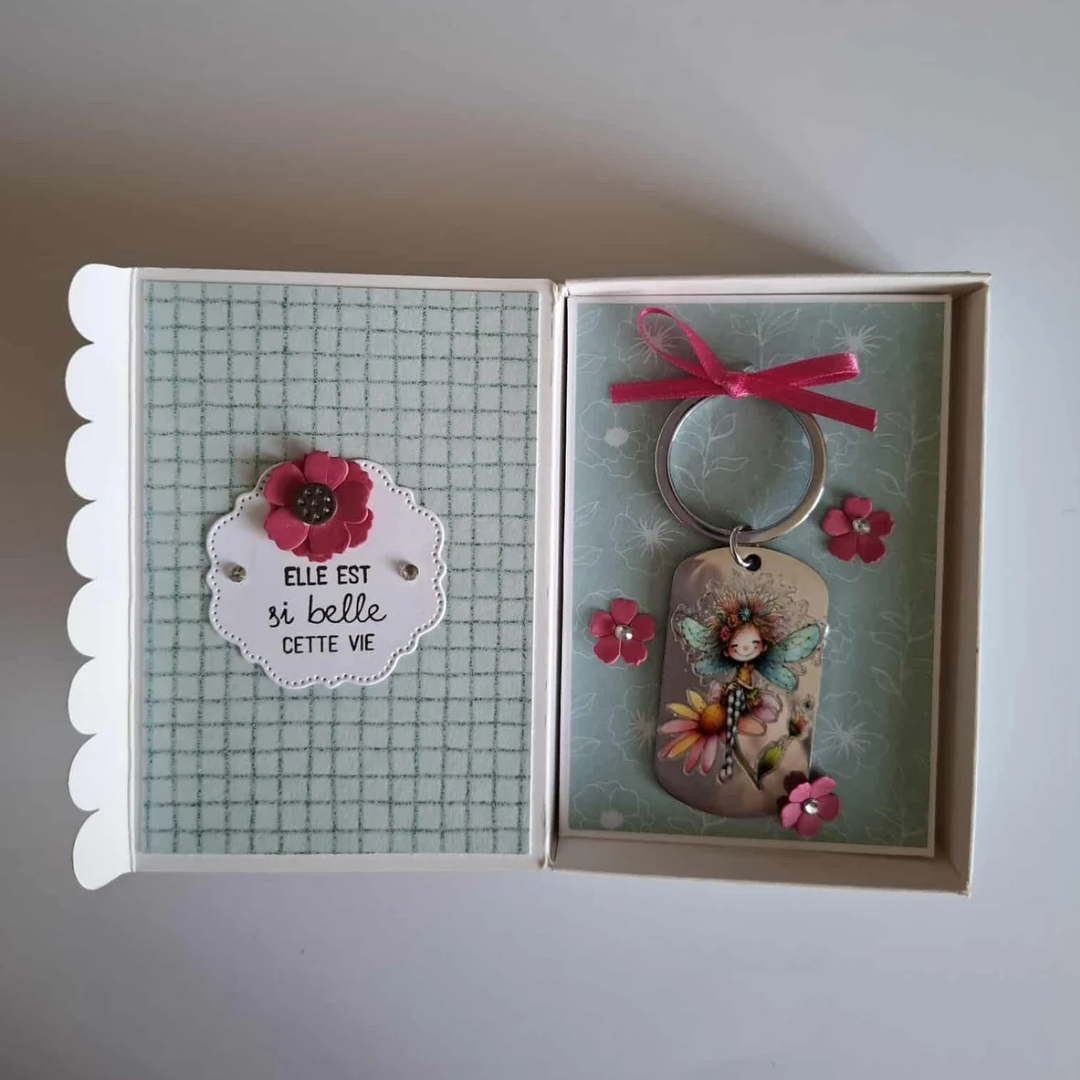 Les Coffrets Porte clé des Fées - Double faces