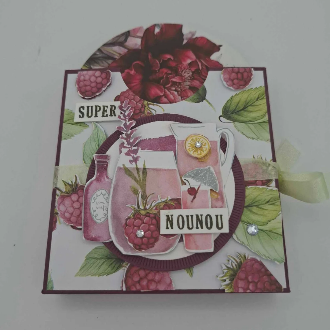 Coffret sous verres "SUPER NOUNOU - Cadeau fin d'année