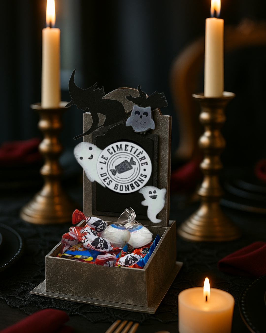 Les tombeaux du cimetière a bonbon...