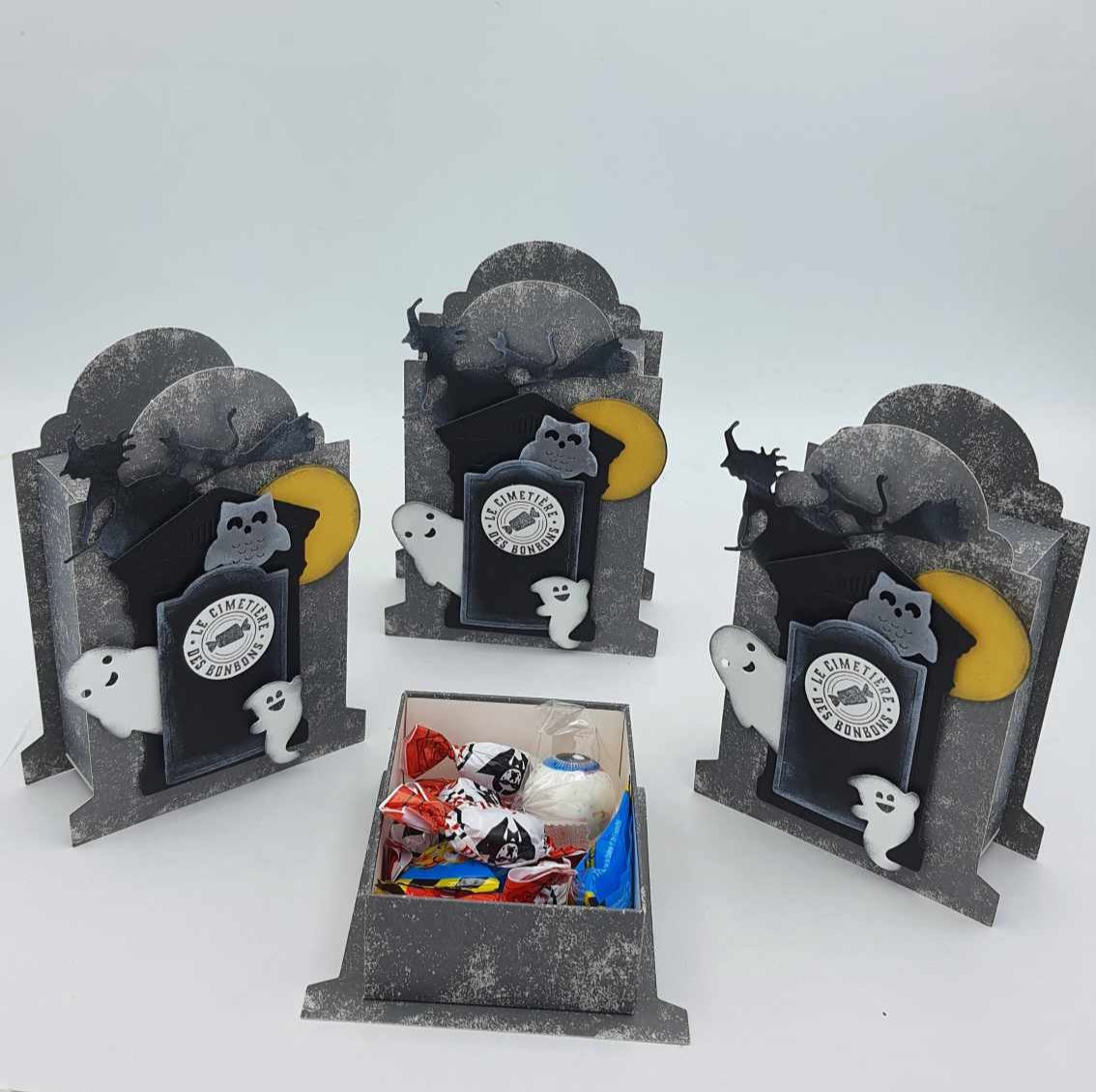 Les tombeaux du cimetière a bonbon...
