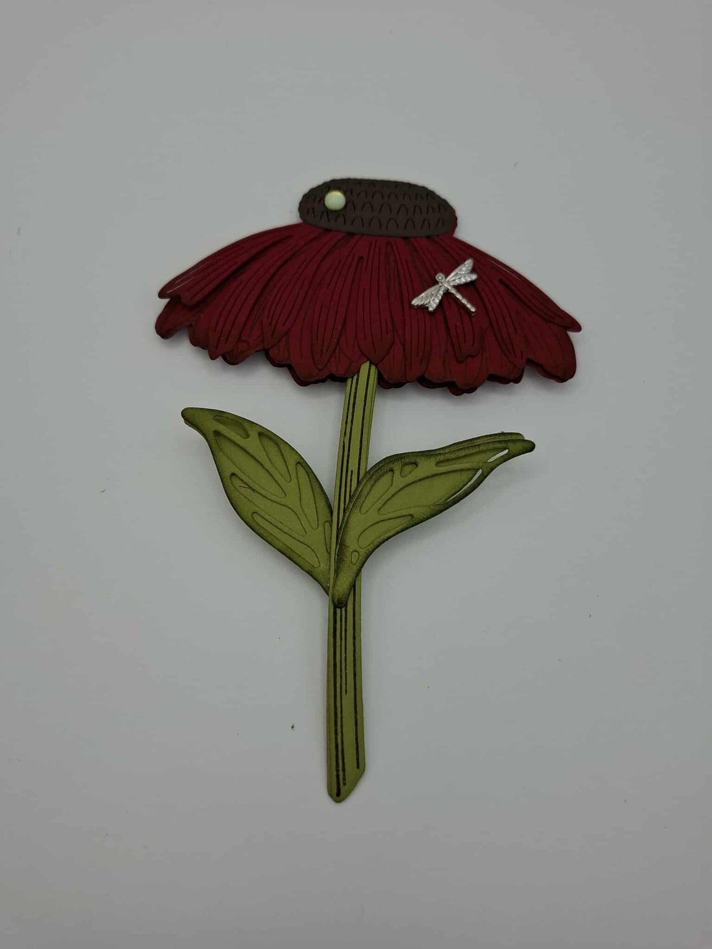 Marque page florale aimanté