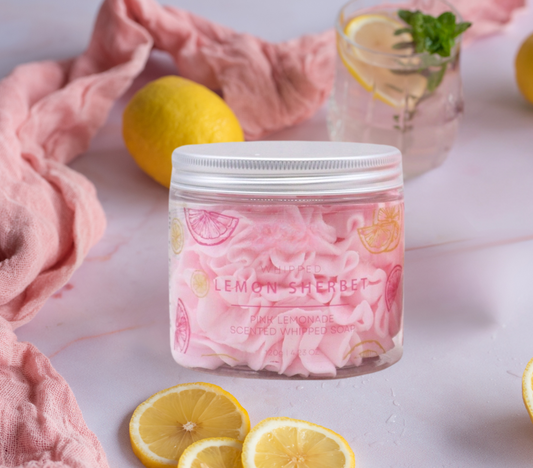 Savon fouetté Limonade rose